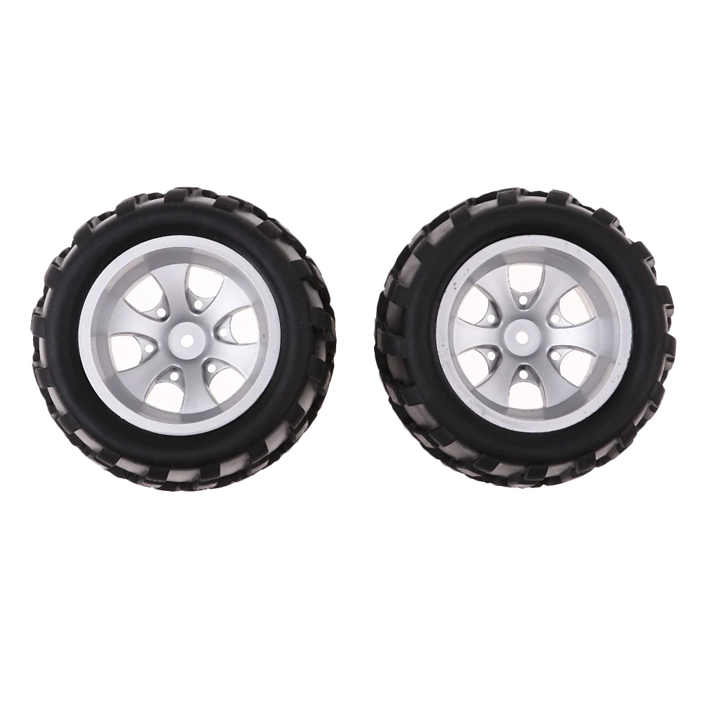 

2Pcs Remote Control RC Car Rubber Tire Tyres Left for WLtoys A979 Model Accs