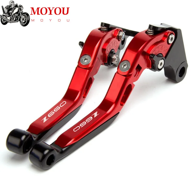 

For Kawasaki Z650 Z 650 2017-2021 Motorcycle Accessories Folding Extendable Brake Clutch Levers LOGO Z650