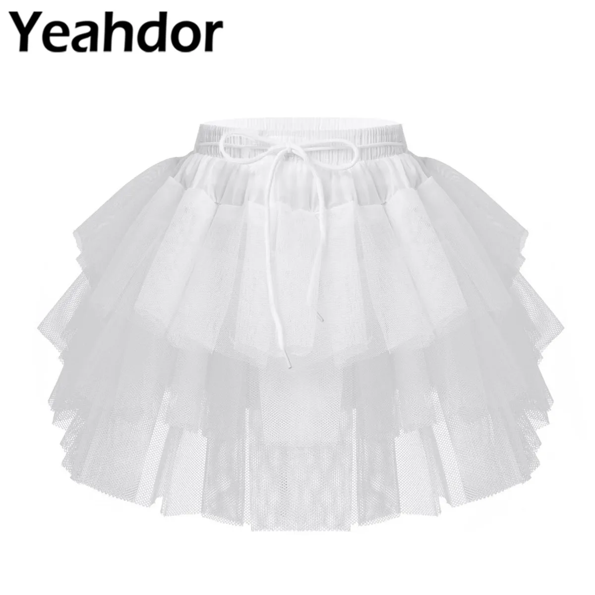 

Kids Girls A-line Pleated Crinoline Wedding Petticoats Flower Girl Dresses Underskirt Tutu Skirt Petticoat Vestido De Novia