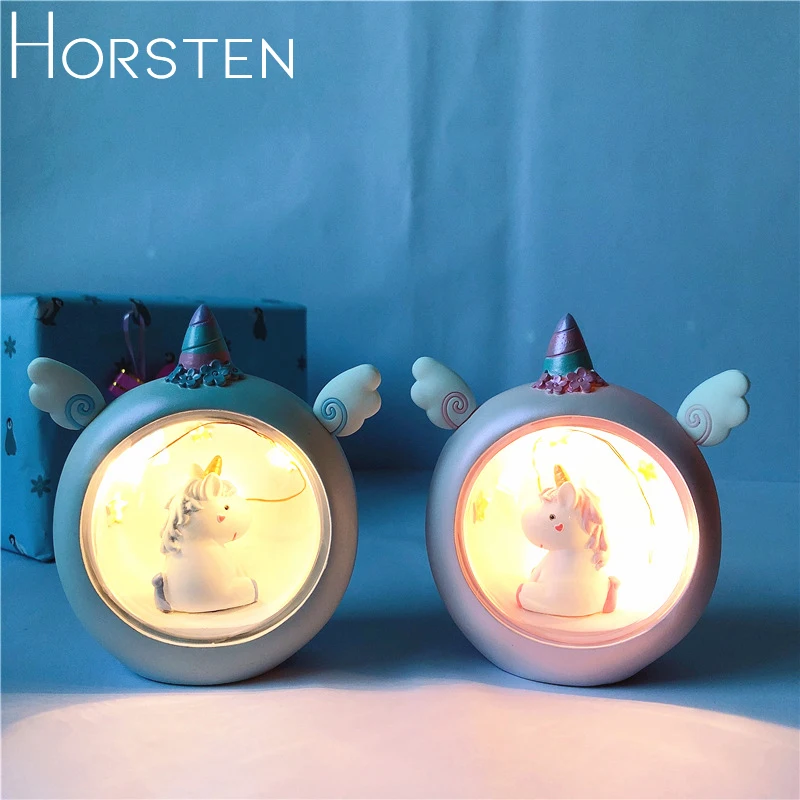 Детский ночник в спальню украшение из смолы прикроватный столик для детей Декор