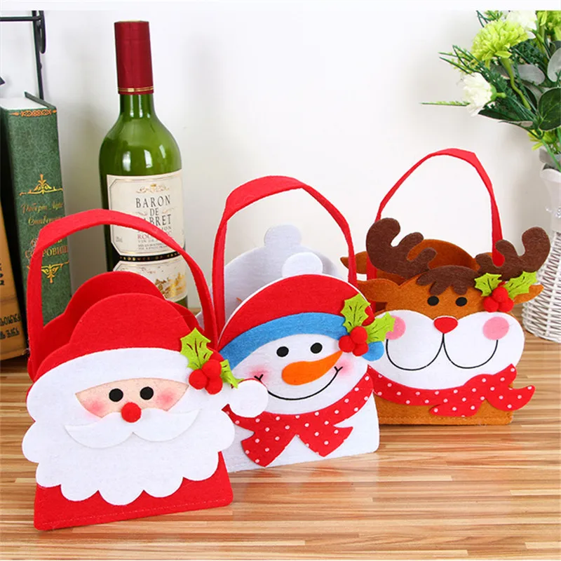 1 шт. Новогодние украшения подарки сумка Рождественские для дома Рождественский