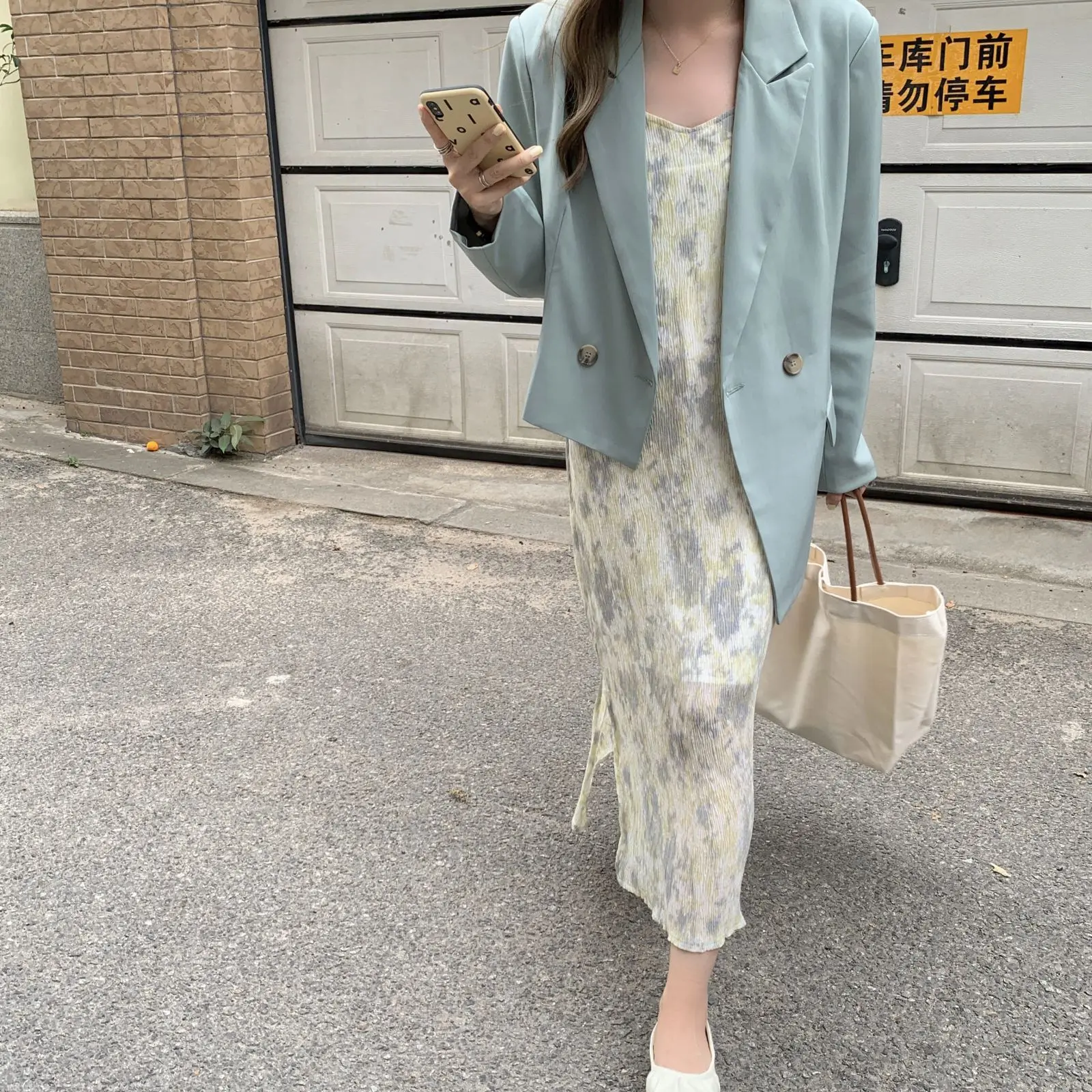 Женский блейзер HziriP светильник-зеленый однотонный весна 2021 г. горячая распродажа