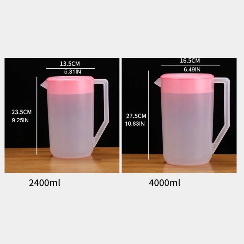 

Heat-Resistant Thickened Home Water Pitcher Ice Guard Tea Pot Kettle Jug Durable