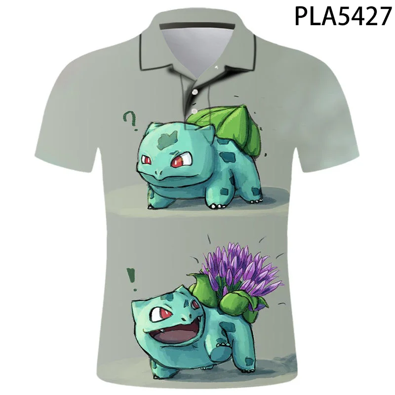 

New Summer Cartoon Anime 3D Print Comics Men Polo Shirt Fashion Streetwear Casual Summer Polo Homme Harajuku Short Sleeve Ropa