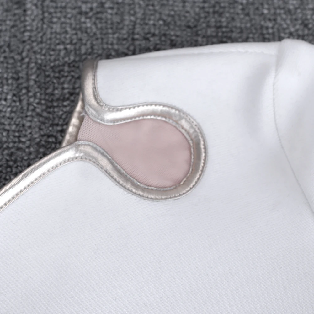 

Ocstrade White Bandage Dress 2021 New Arrival One Shoulder Sexy Bandage Dress Bodycon Summer Long Sleeve Night Club Party Dress