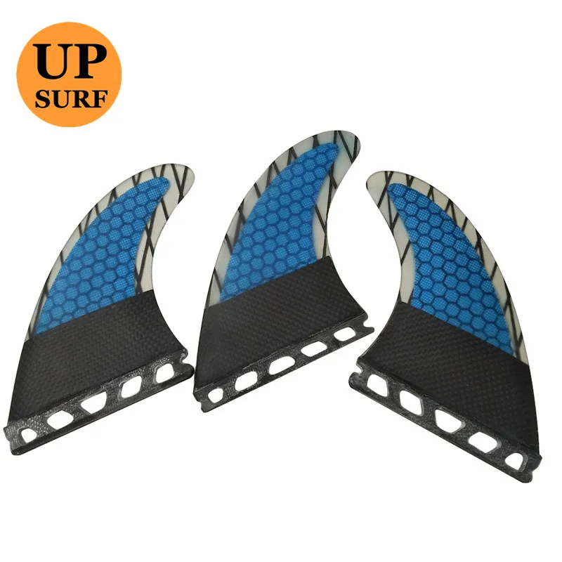 Сотовый плавник для доски серфинга G3/G5/G7 Blue Future Fins Carbon Fibre Surf barbatanas Бесплатная