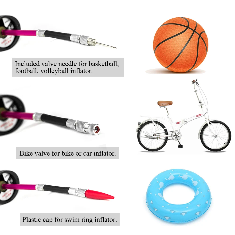 150PSI перезаряжаемый электрический портативный автомобильный велосипедный насос