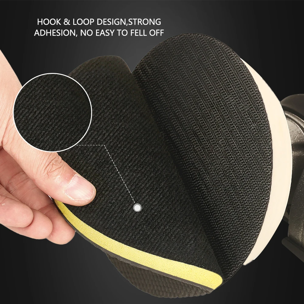 SPTA 6 &quot150 мм полировщик глиняный диск стержень протрите Поролоновый коврик