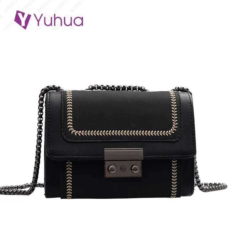 

Yuhua 2020 новые модные женские сумки, Повседневная Лоскутная женская сумка, трендовая Корейская версия сумка-мессенджер, простые сумки через п...