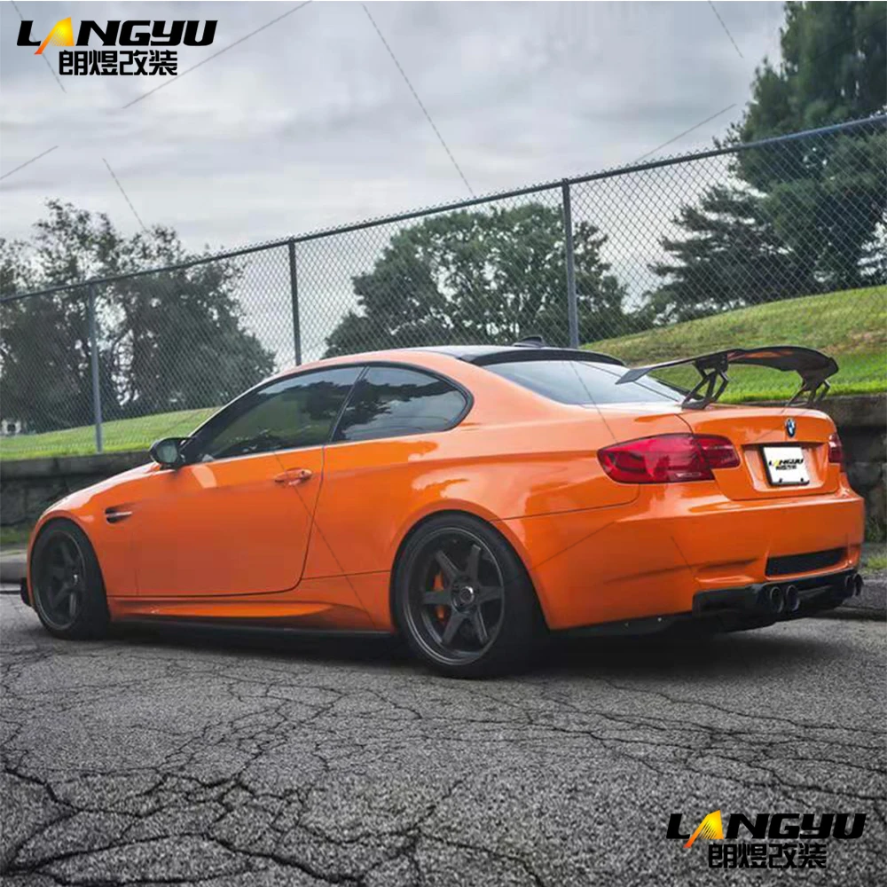 Для BMW 3 серии E92 E93 M3 2006 2007 2008 2009 2010 2011 2012 2013 Vorsteiner Стиль углеродного волокна спойлер