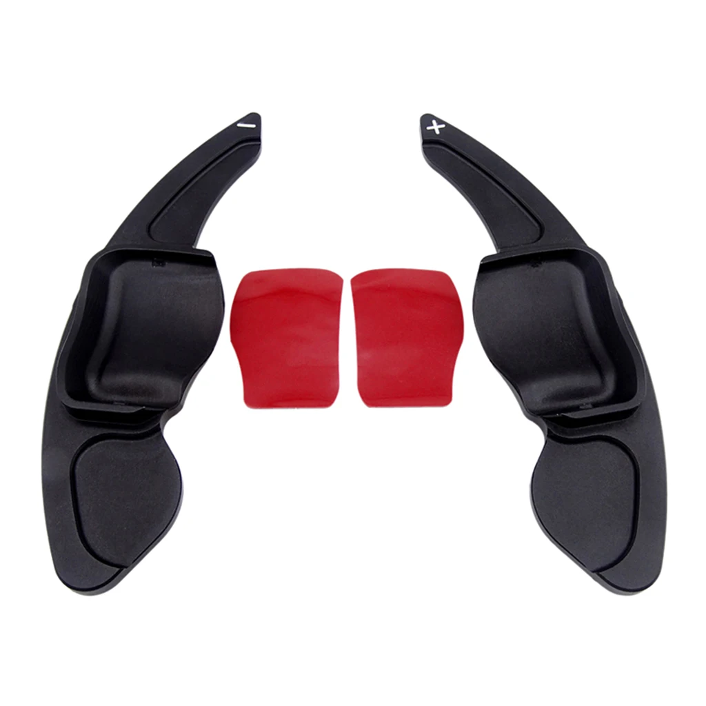 

2pcs Black Car Steering Wheel Extension Shifters for Volkswagen for VW GOLF 5