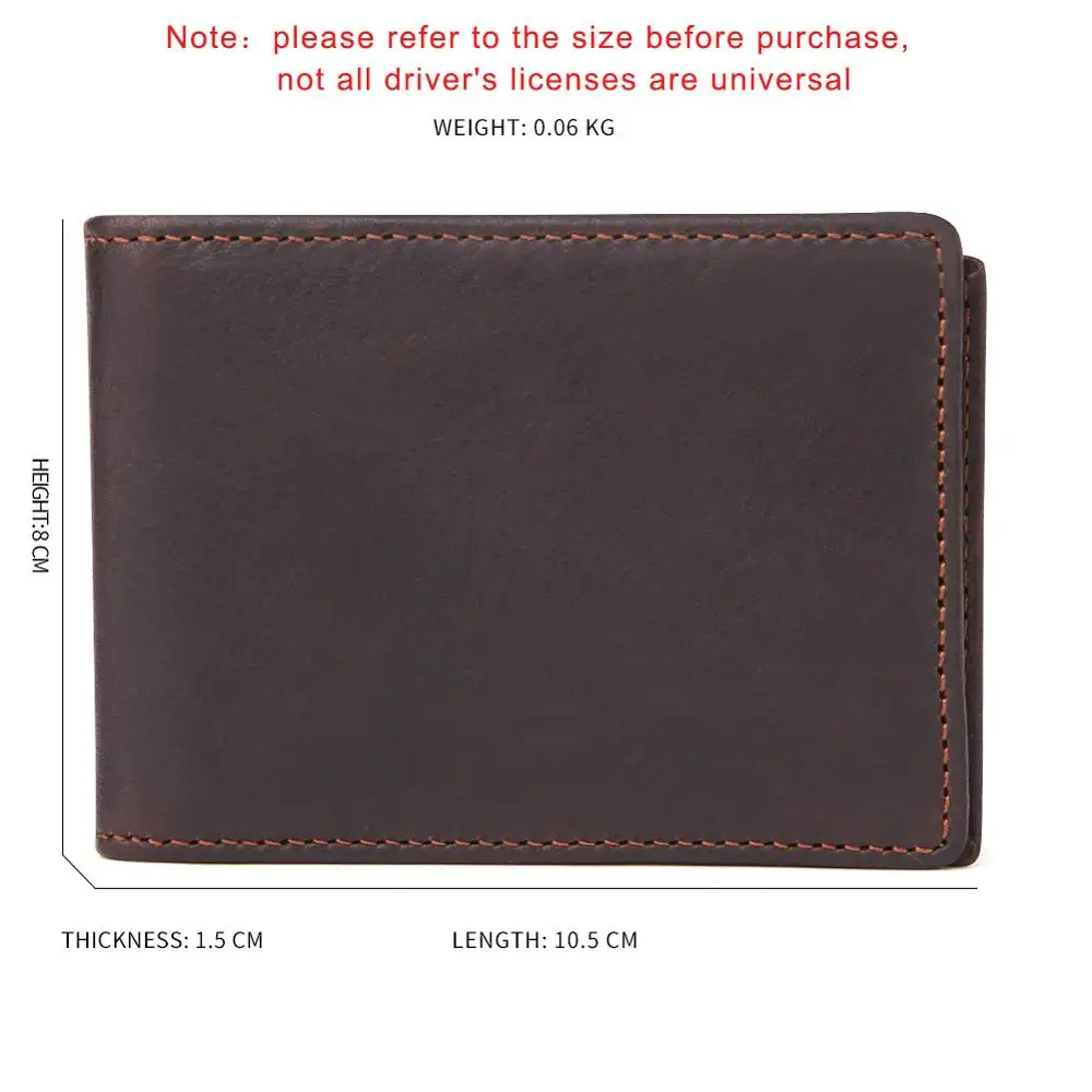 Кошелек Для водительских прав JOYIR тонкий чехол из натуральной кожи для вождения