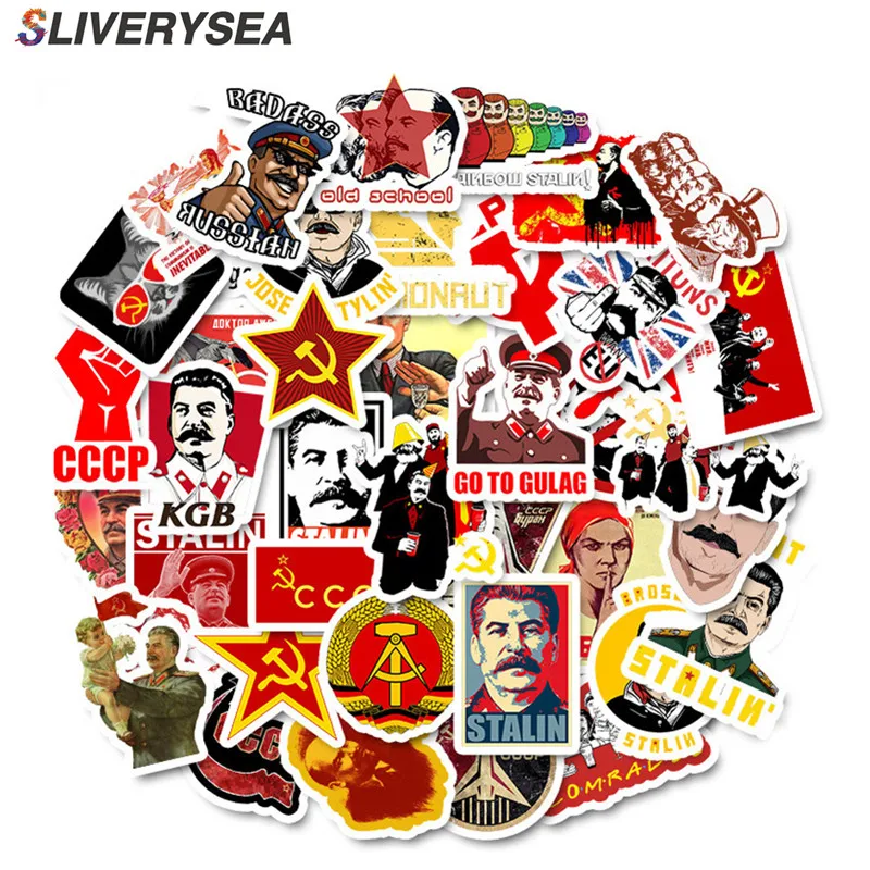 Наклейки на автомобиль советской/русской серии 50 шт.|Наклейки автомобиль| |