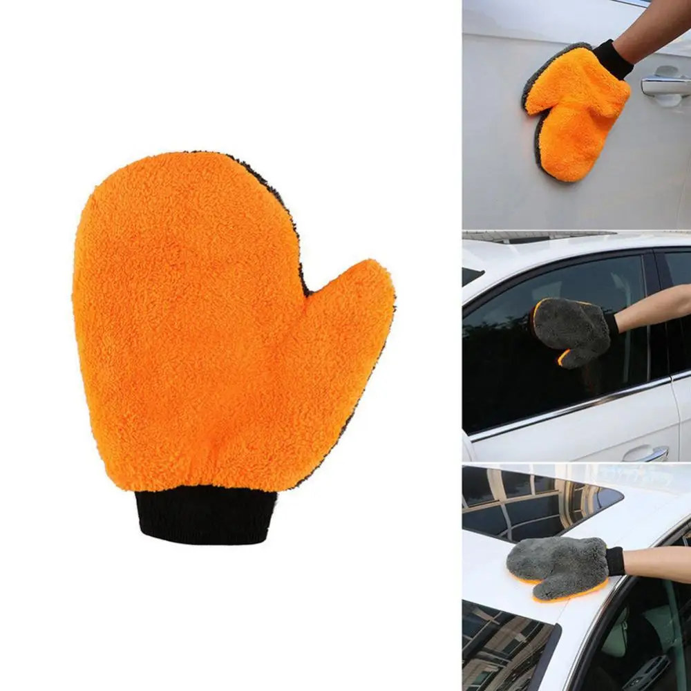 

80% Hot Sale 1Pc Car Care Wash Gloves Cleaning Tools Window Door Water Absorption Soft Washer