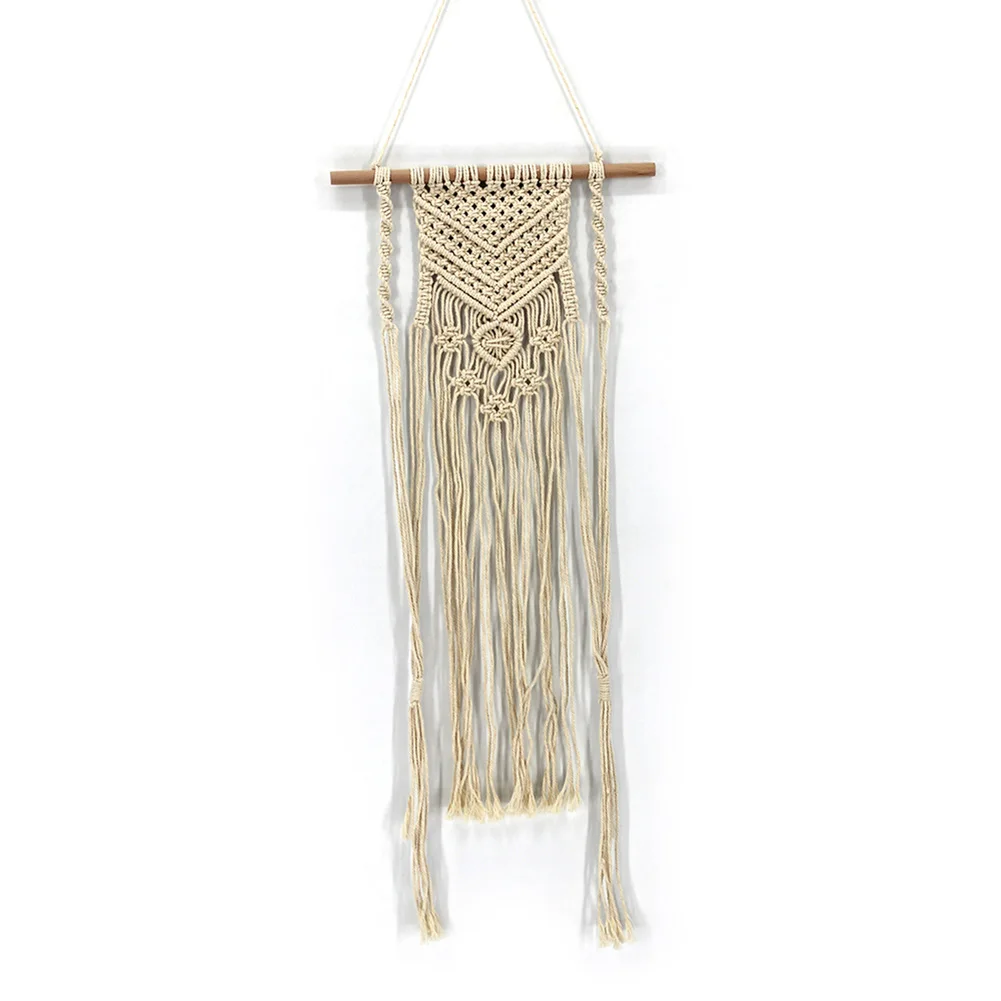 

Wall Hanging Shelf Single Tier Floating Hanging Shelf Organizer Home Decoration Bohemian Art Decor Macrame Wall Hanging Decor
