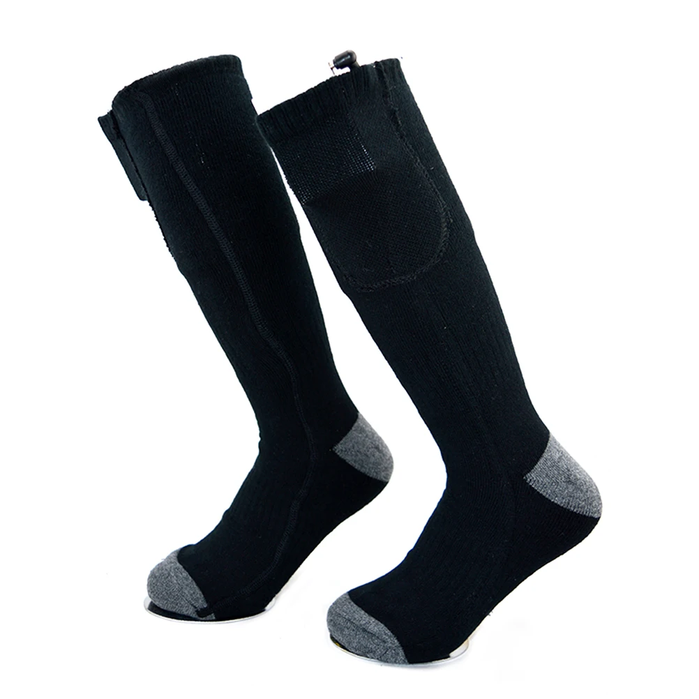 Перезаряжаемые носки с электрическим подогревом на батарейках термоноски для