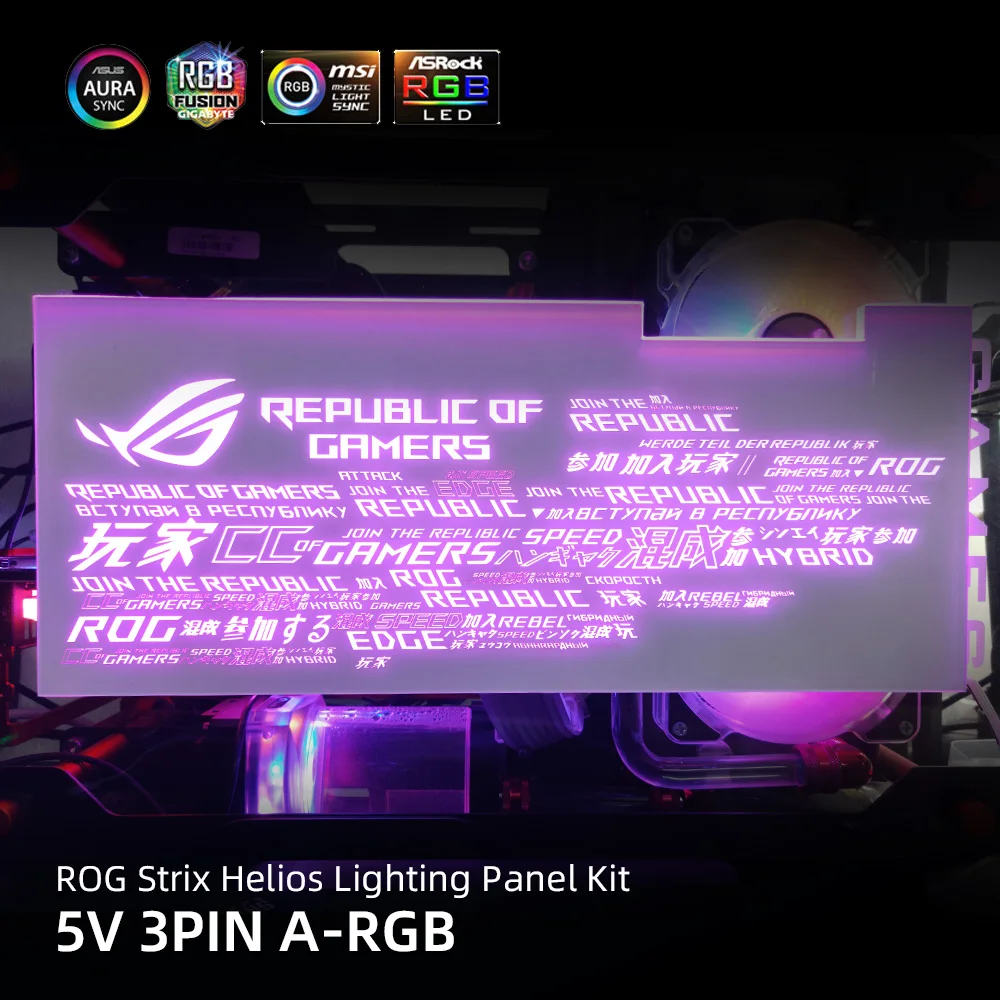 Набор панелей RGB для ROG Strix Helios GX601 4 шт. чехол ПК мод сделай сам украшение ASUS