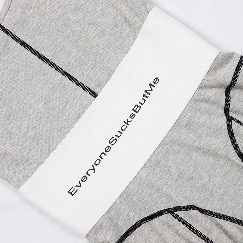 

Women's Letter Print Slim Jumpsuits Sportswear Hip Lift Shinny Sleeveless Fitness Women Romper 2020 Striped Sexy Lady Activewear
