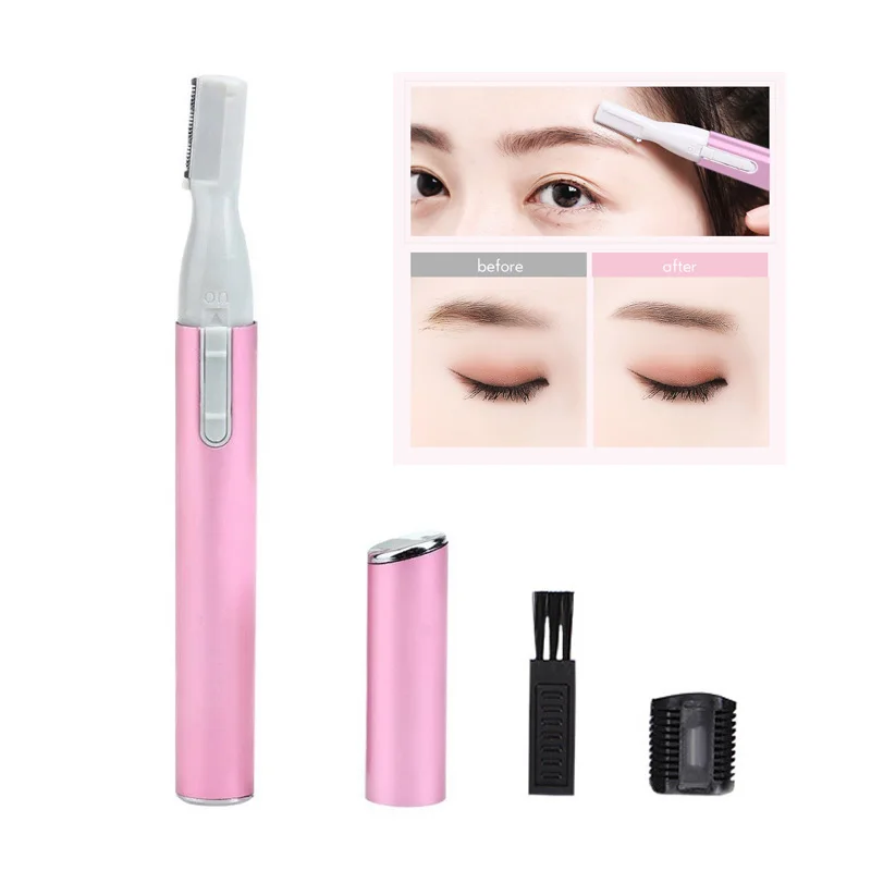

Brow Shaping Trimmer Eyebrow Epilator Pen Intimate Pubic Hair Electric Face Razor Women Removal Rechargeable Shaving Device