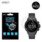 Противоударная ПЭТ-пленка для смарт-часов Fossil Gen 5 Garrette, 3 шт.