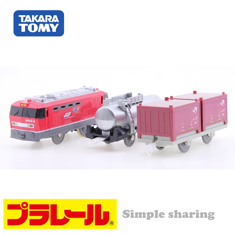 Takara Tomy Pla Rail Plarail S 39 EF 510 красный гром железнодорожный поезд моторизованный