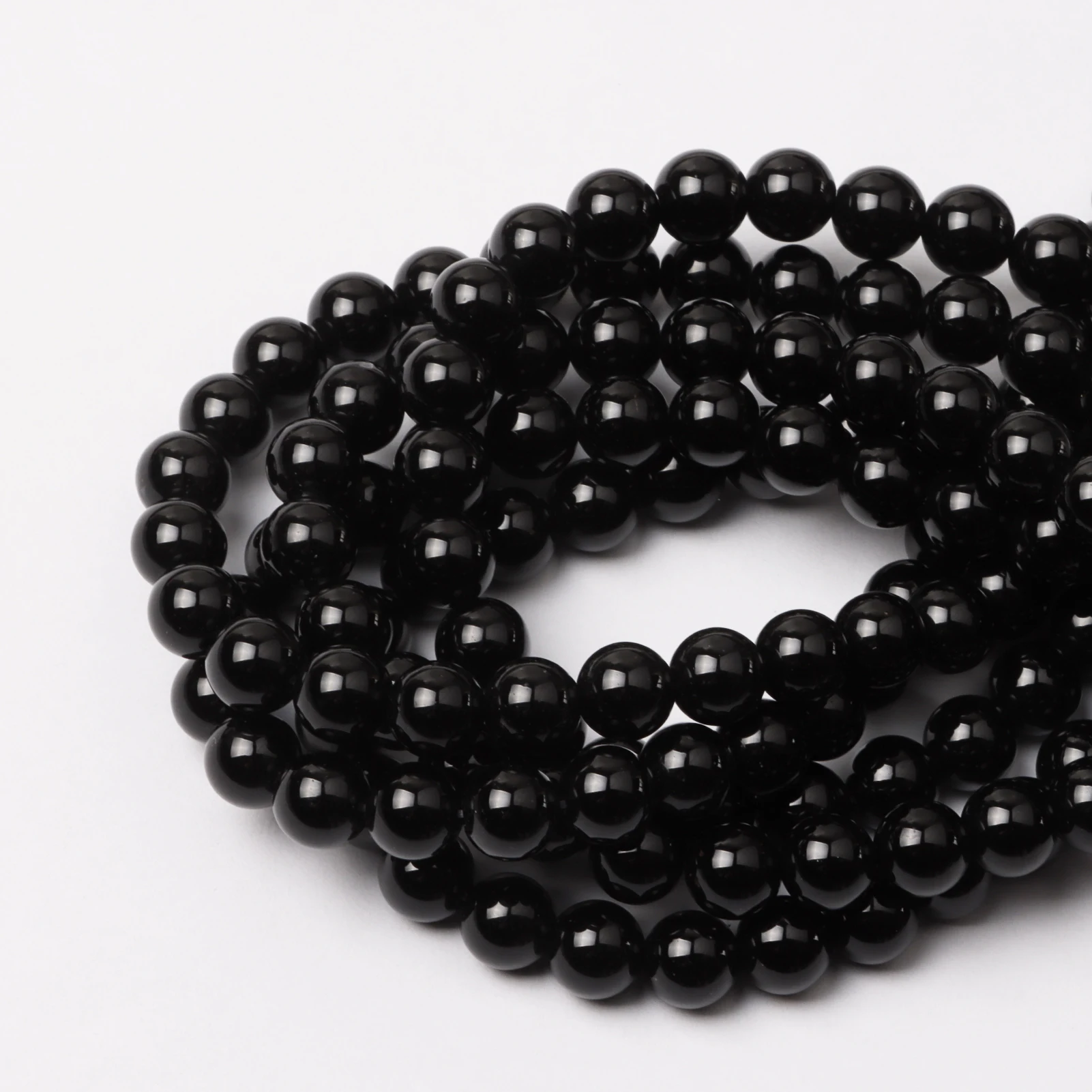 Из круглого натурального камня бусины натуральный драгоценный камень размер