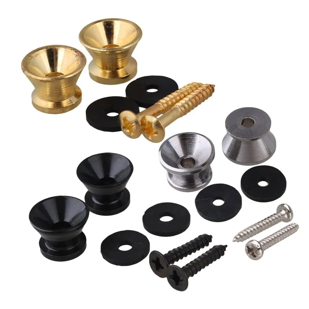 1 пара 3 цвета ремешковый замок для электроакустической гитары|Детали и