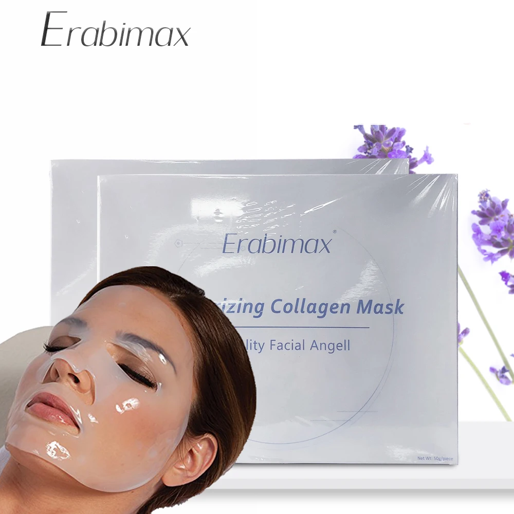 Эрабимакс коллагеновая маска для лица женщин увлажнение кожи увлажняющая 2
