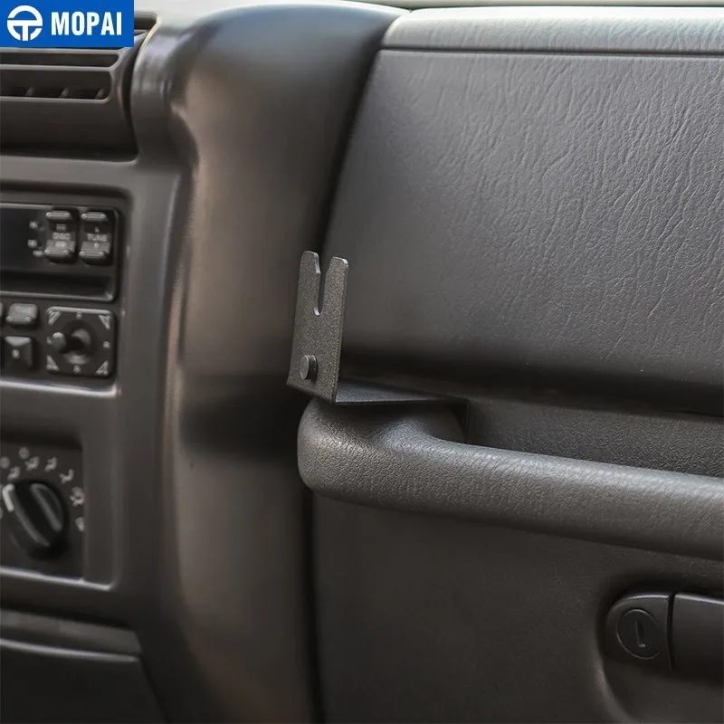 MOPAI внутренние молдинги для Jeep Wrangler TJ Автомобильная рация кронштейн держатель
