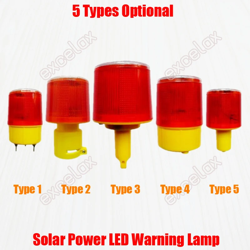 2 шт. солнечной Мощность светодиодный Предупреждение Strobe Flash светильник маяк