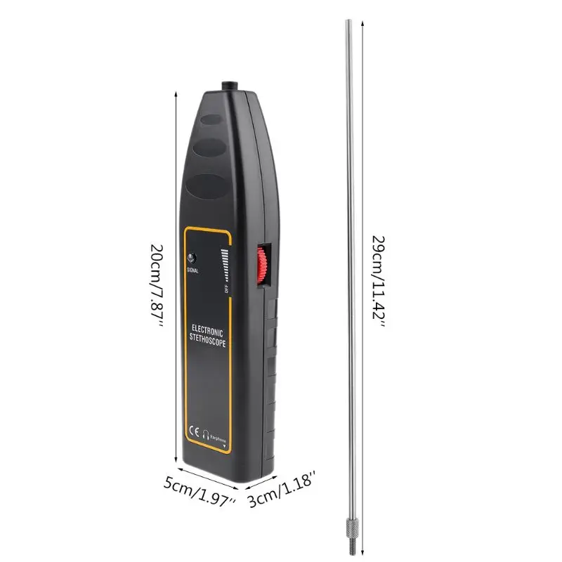 

Water Leak Detector Water Tank Pipe Electronic Stethoscope Car Noise Diagnostic