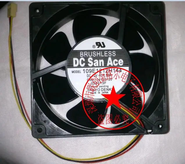 

BRAND NEW 109E1212M401 12V ORIGINAL JAPAN 120*120*25MM AXIAL FLOW FAN FANS