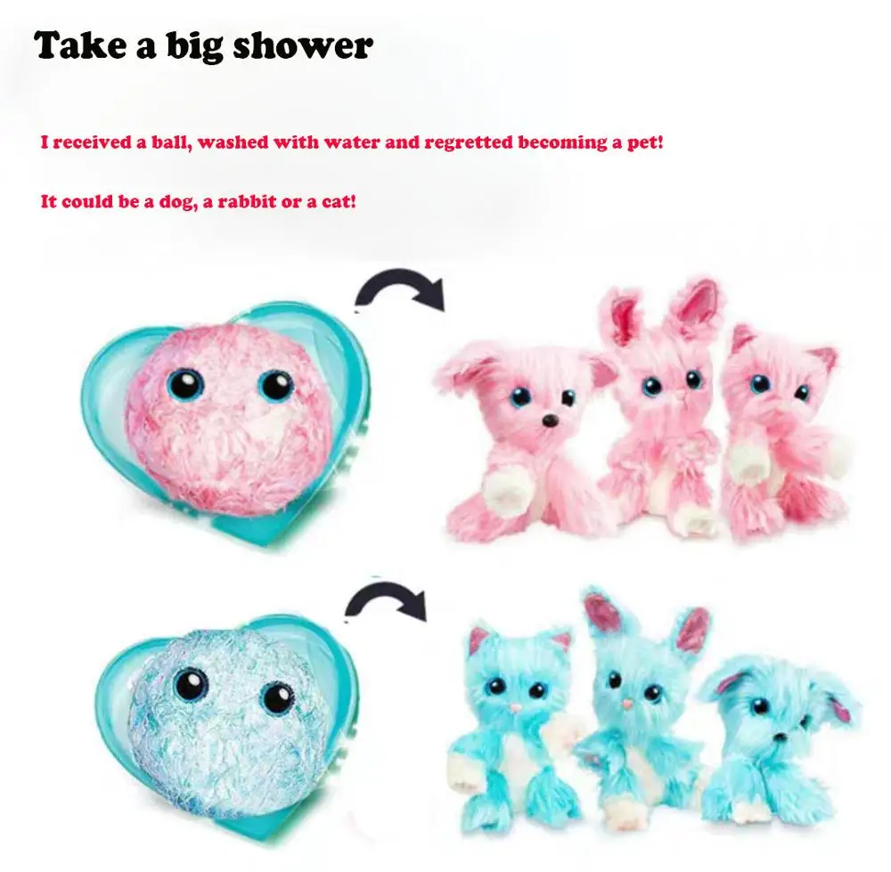 Плюшевые игрушки для ванной Россия мыть кошки собаки водные животные мягкая
