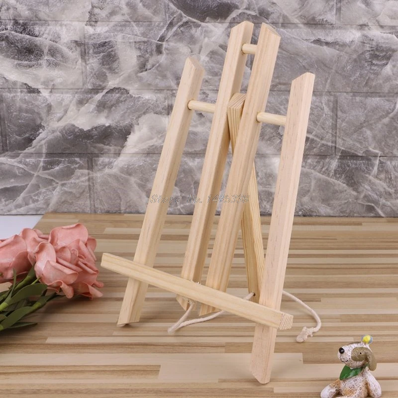 Hot Sale 50cm Wood Easel Advertisement Exhibition Display Shelf Holder Studio Painting Stand Whosale&ampDropship | Канцтовары для