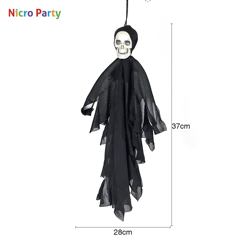 Nicro ткань Хэллоуин Мини Череп висит кулон призрак 2020 Новый шокирующий бар