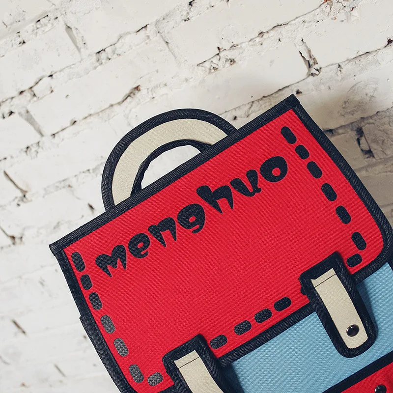 Новый мультяшный комикс-рюкзак с 3d-надписью для подростков унисекс | Багаж и