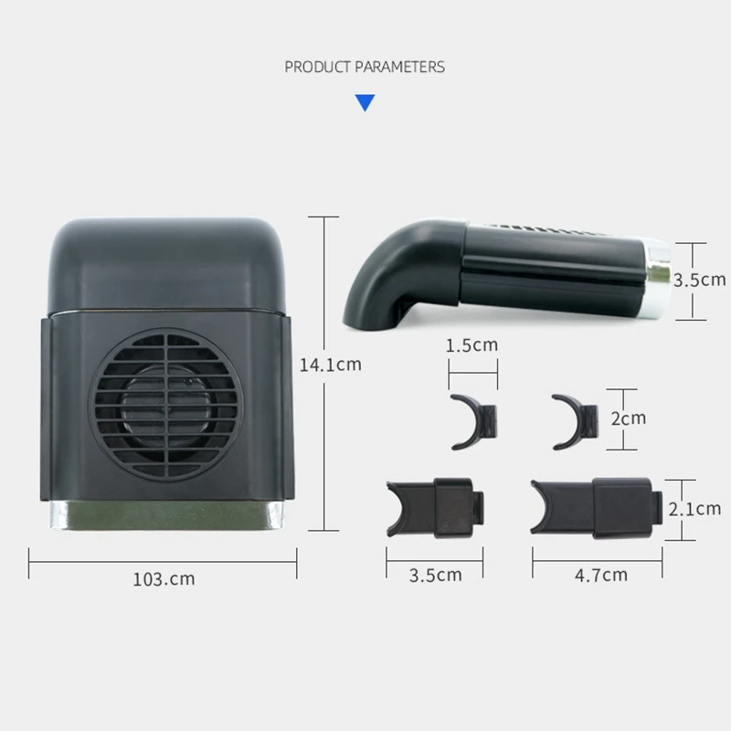 Автомобильный Вентилятор заднего сиденья мини USB вытяжной вентилятор