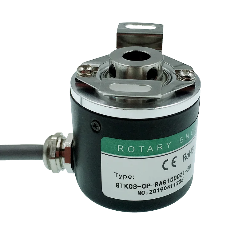 Hollow shaft photoelectric rotary encoder ZKP3808 600 pulse line/2500 2500 line ABZ three-phase 5-24V | Инструменты