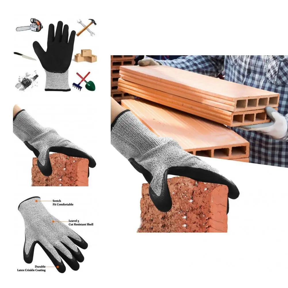 

Flexible Operation Black Dedicated Nitrile Frosted Work Gloves for Protecting Hands