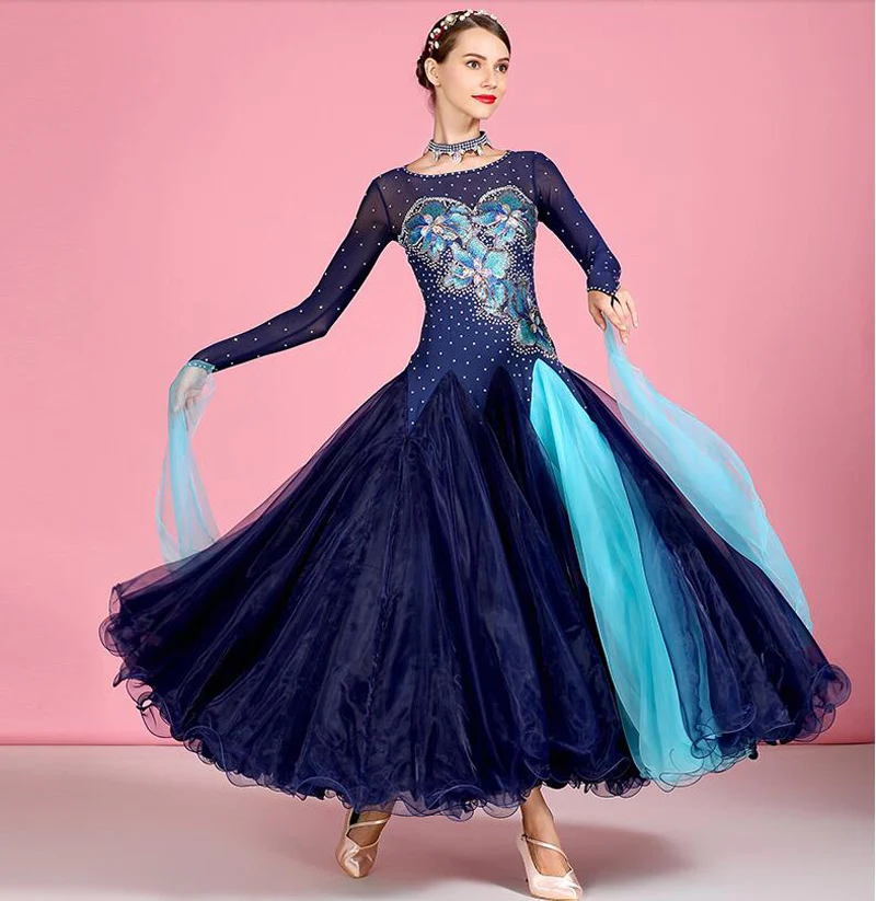 

Женское платье для Бальных соревнований, платье для танцев в современном стиле для взрослых, 2021