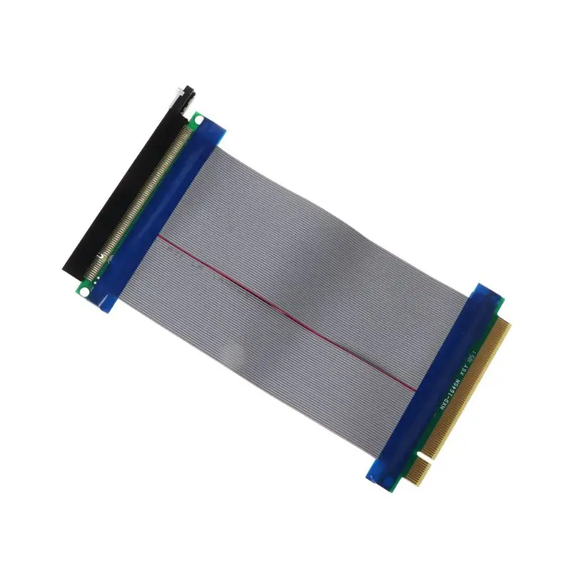 

High Quality New PCIe 16X PCI Express PCI-E 16X to 16X Riser Extender Card Adapter Flexible Cable