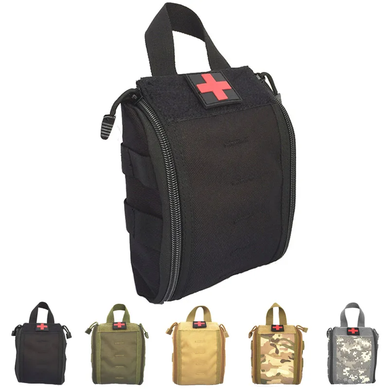 

1000D Molle Tactical First Aid Kit Utility Travel Medical Bag Waist Pack Emergency Case Survival Kit Nylon Pouch Accessories Bag