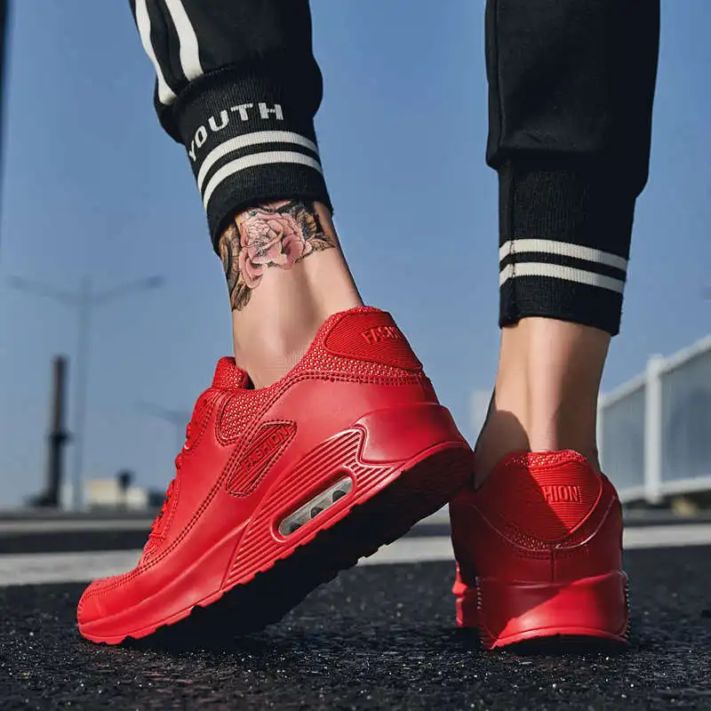 

Мужские кроссовки Number 14, мужская спортивная обувь для бега, мужские кроссовки для бега, Красная Спортивная обувь, теннисные кроссовки