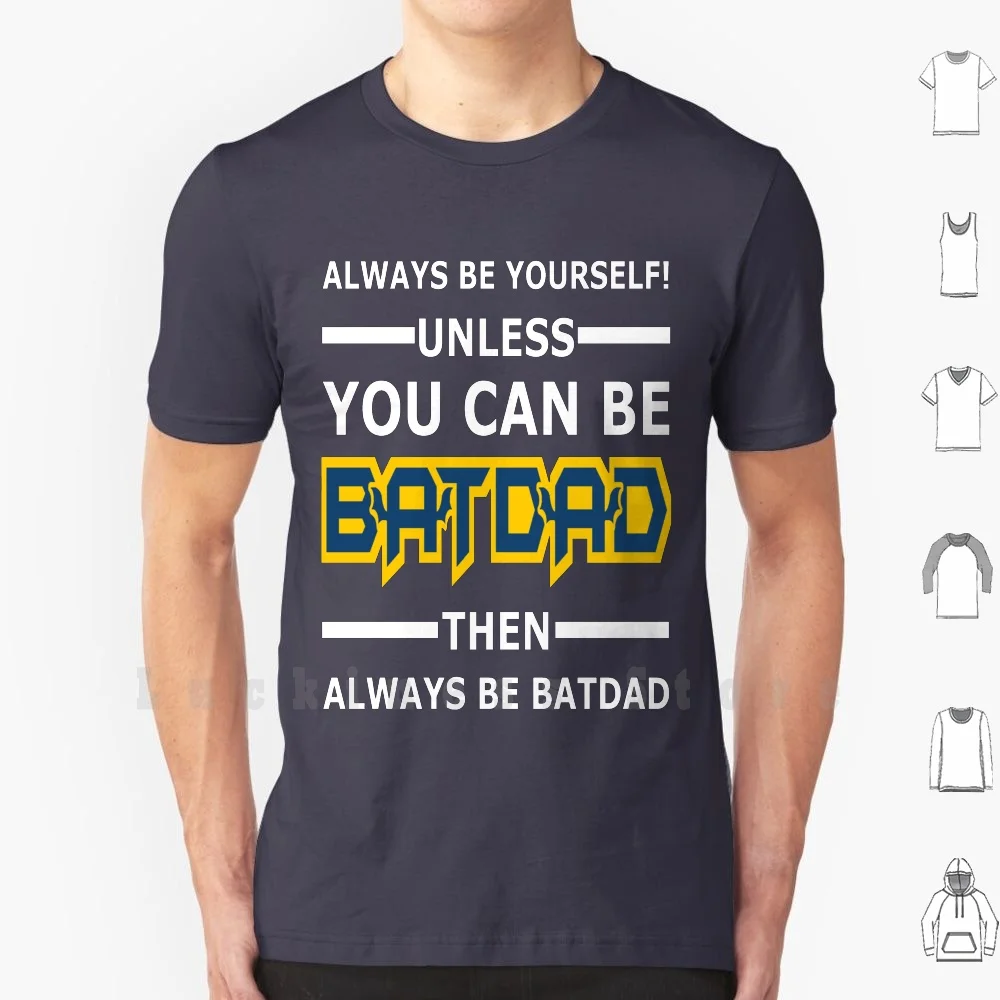 Футболка Batdad-Always Be Yourself хлопковая большого размера 6xl | Мужская одежда