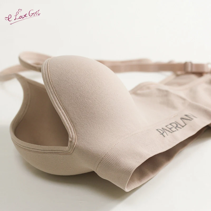 

Цельнокроеное красивое нижнее белье с чашкой 3/4 для женщин, 6 цветов, бюстгальтер, удобный японский спортивный бюстгальтер, бесшовный дышащи...