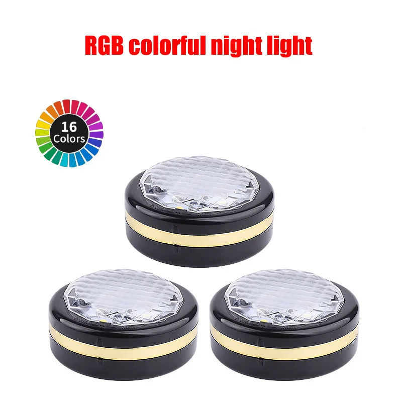 

RGB Colorful Night Light, Portable Atmosphere Light Color Adjustment, Punch-free and Strong Battery Life Decorative Light