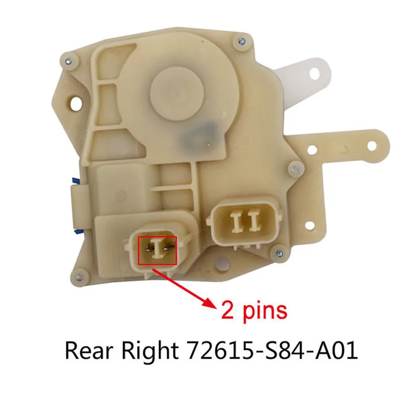 Привод замка двери для Honda Civic Accord odysey S2000 Insight CRV Acura 72155 S84 A11 72115 A01|Замки и фурнитура|