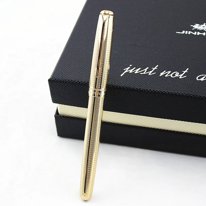 Ручка перьевая Jinhao 0 5 мм из нержавеющей стали|fountain pen|ink pensteel fountain pen |