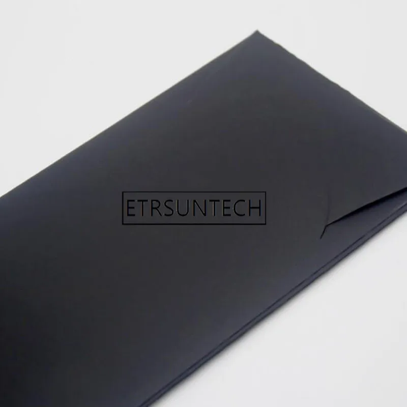 300 шт. черный простой бумажный конверт с ПВХ визуальным окном для галстука шарфа