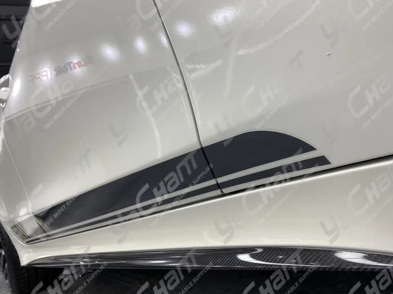 Боковая юбка из углеродного волокна подходит для 2019-2021 MB AMG GT63S 4D Coupe X290